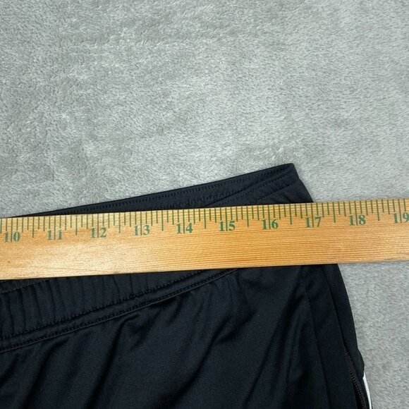 Adidas Mens XL Black Athletic Shorts 3-Stripe Recycled Polyester a0228 - Picture 2 of 6